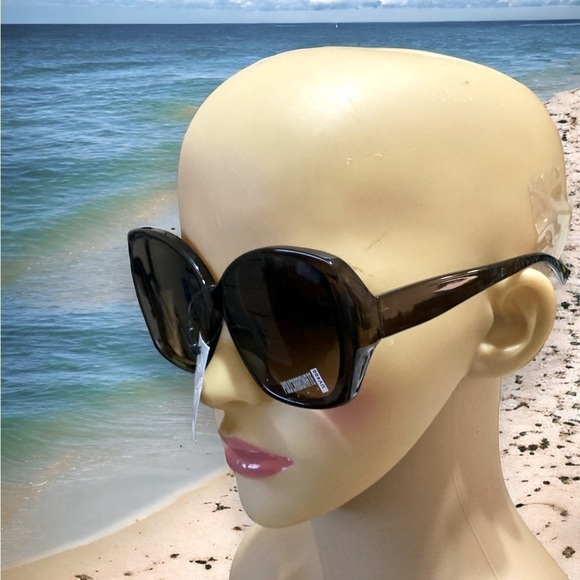 Oversized Sunglasses Dark Goth Brown Streetwear BALLETCORE Casual NWT - Picture 3 of 12